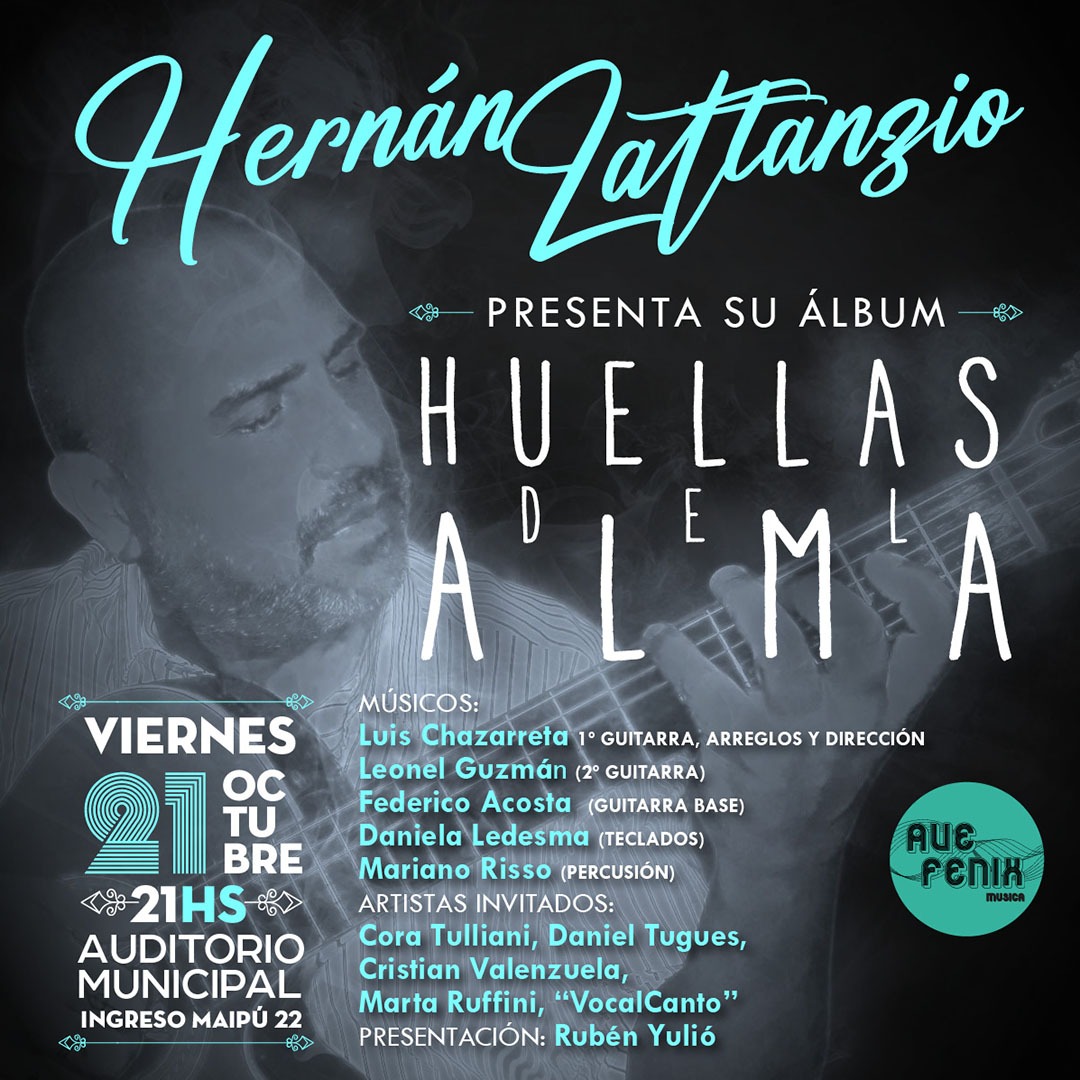 Lee más sobre el artículo Hernán Lattanzio presenta su nuevo álbum «Huellas del Alma»