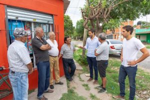 Lee más sobre el artículo Passaglia recorrió Barrio Moreno y confirmó la obra de pavimento