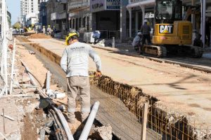 Lee más sobre el artículo Continúa la obra de refuncionalización del centro nicoleño