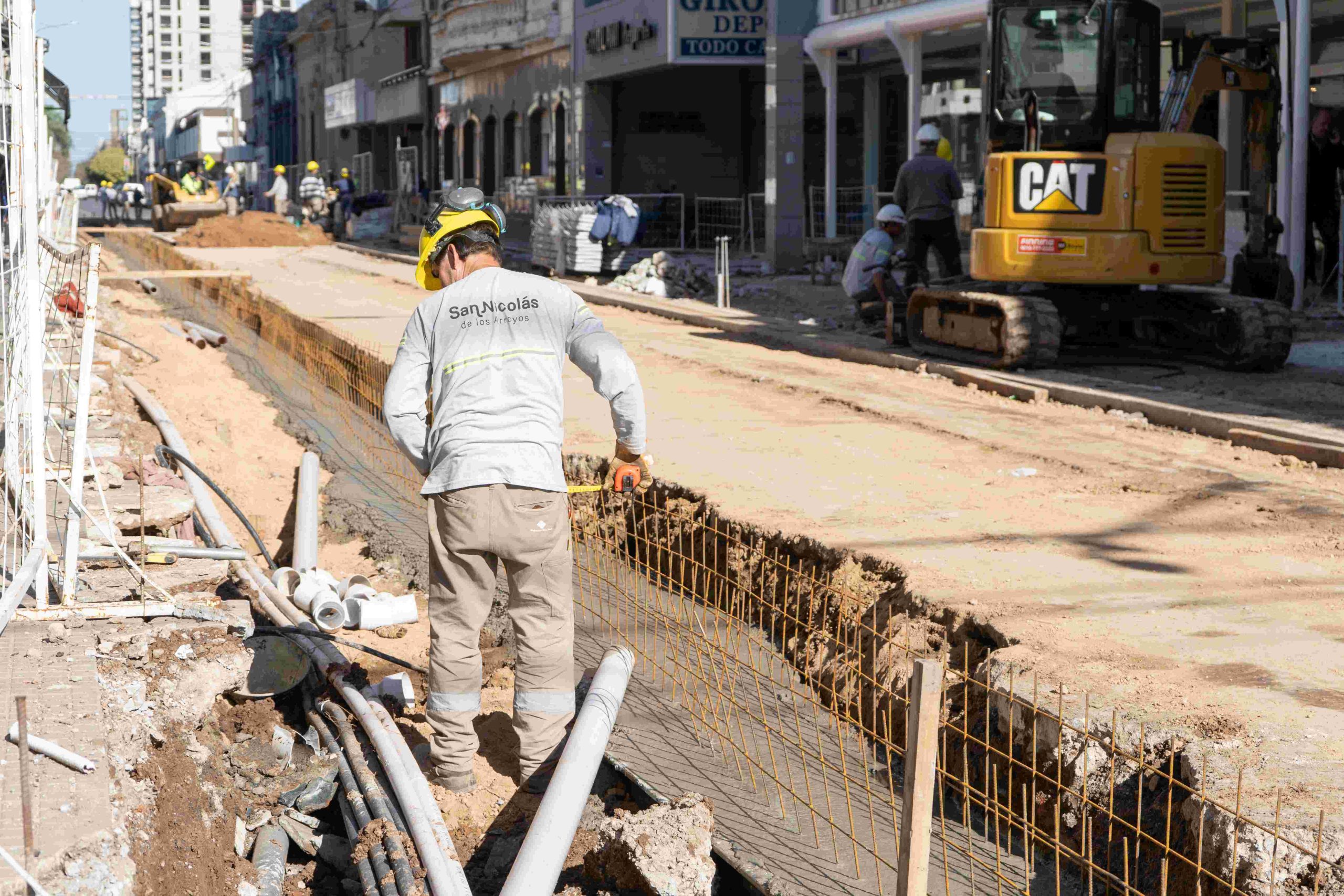 Lee más sobre el artículo Continúa la obra de refuncionalización del centro nicoleño