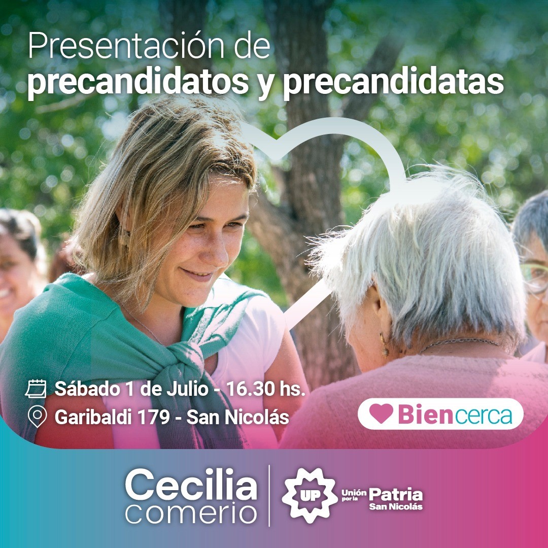 Lee más sobre el artículo Presentan la lista liderada por Cecilia Comerio