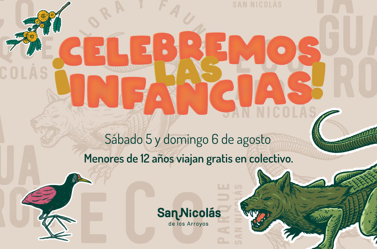 Lee más sobre el artículo Se celebra el Día de las Infancias y hay transporte gratuito