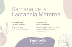 Lee más sobre el artículo Actividades por la semana de la Lactancia Materna