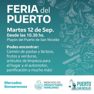 Lee más sobre el artículo Vuelve la Feria al Puerto de San Nicolás