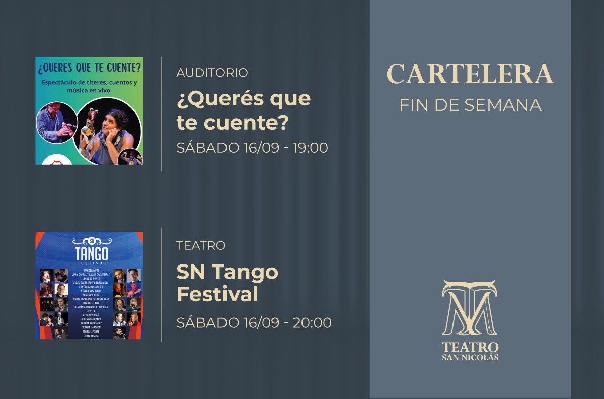 Lee más sobre el artículo Tango y Títeres, en la cartelera del Teatro