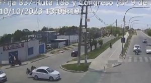 Lee más sobre el artículo Una moto embistió a un auto en Ruta n° 188 y Congreso