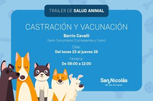 Lee más sobre el artículo Castración y vacunación en Barrio Cavalli