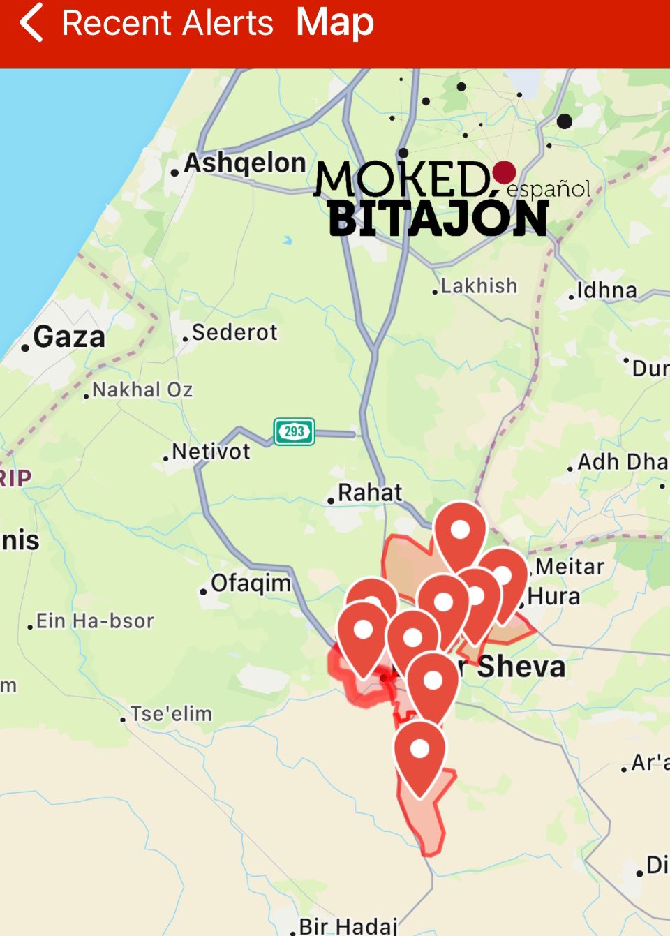 Lee más sobre el artículo Caen misiles sobre Beesheva, la ciudad de Israel donde está la nicoleña Graciela Galiano