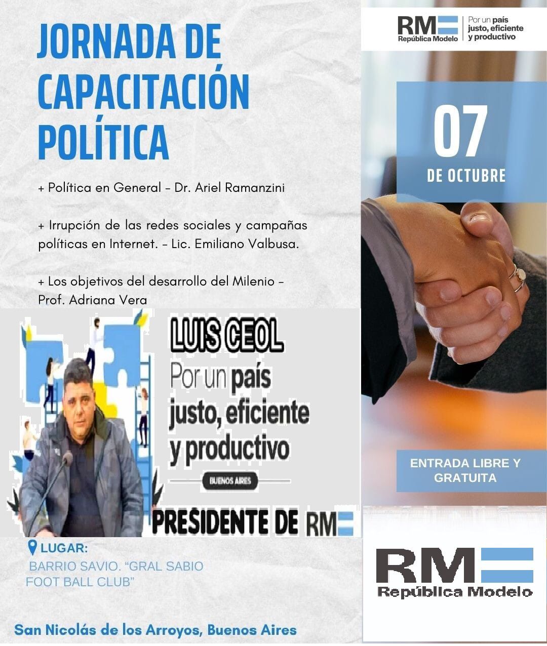 Lee más sobre el artículo Se realiza jornada de capacitación política