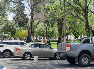 Lee más sobre el artículo Si estacionás en Plaza Mitre, el lavado es «obligatorio»