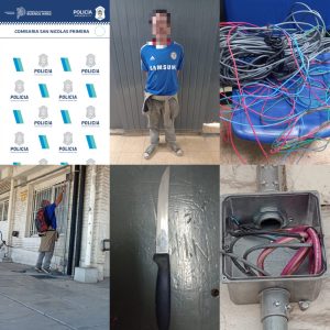 Lee más sobre el artículo Un sujeto fue detenido por robar cableado eléctrico en ex-Cemac