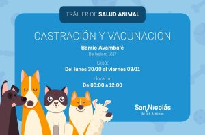 Lee más sobre el artículo Castración y vacunación en Barrio Avambaé