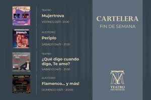 Lee más sobre el artículo La cartelera del Teatro se renueva para este finde