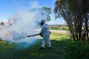 Lee más sobre el artículo Por fin: el municipio comenzó a fumigar en espacios públicos