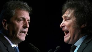 Lee más sobre el artículo Massa y Milei debaten hoy en un clima de máxima tensión y parida electoral