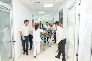 Lee más sobre el artículo A días de su apertura, se realizó un simulacro en el Hospital Zona Oeste