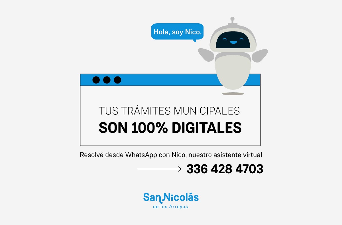 Lee más sobre el artículo Realizá tus trámites municipales con el asistente virtual de la Muni