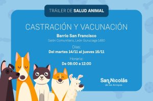 Lee más sobre el artículo Castración y vacunación en Barrio San Francisco