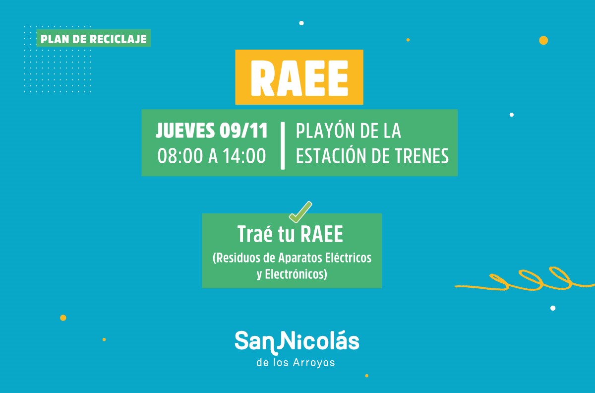 Lee más sobre el artículo Este jueves, campaña de recolección de residuos electrónicos