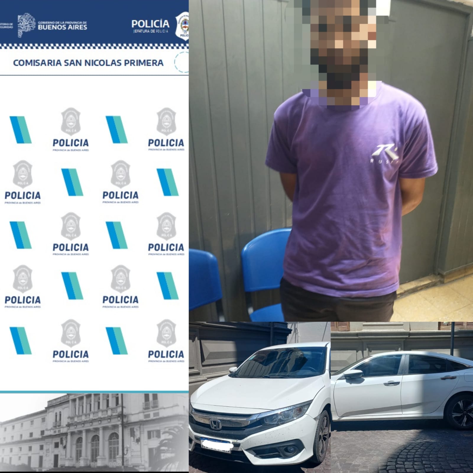 Lee más sobre el artículo Aprehendieron a un nicoleño que circulaba en auto robado