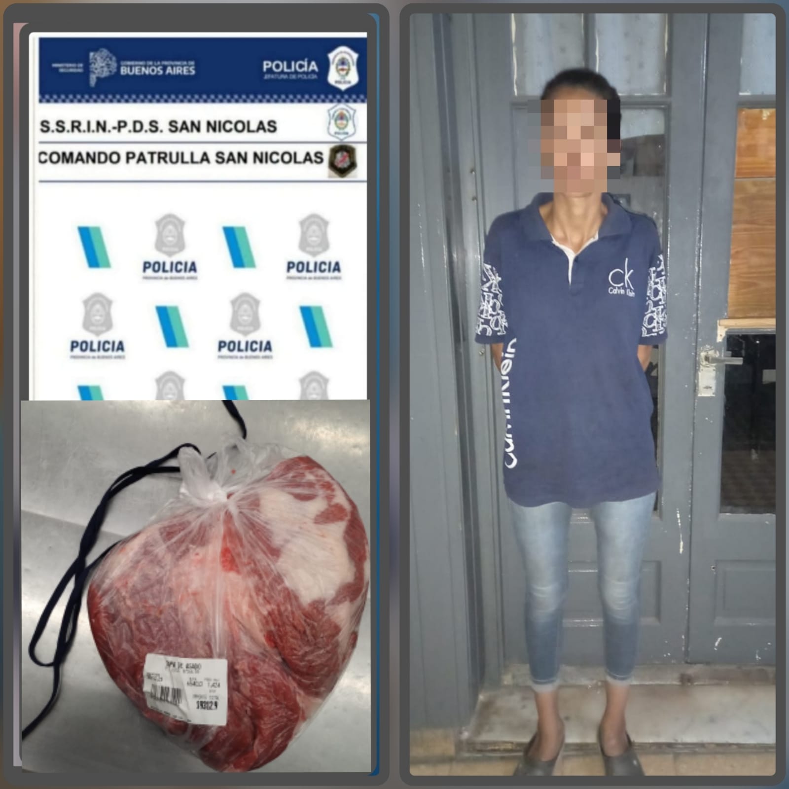 Lee más sobre el artículo No hay plata: una mujer detenida por robar 1,5 Kg. de carne