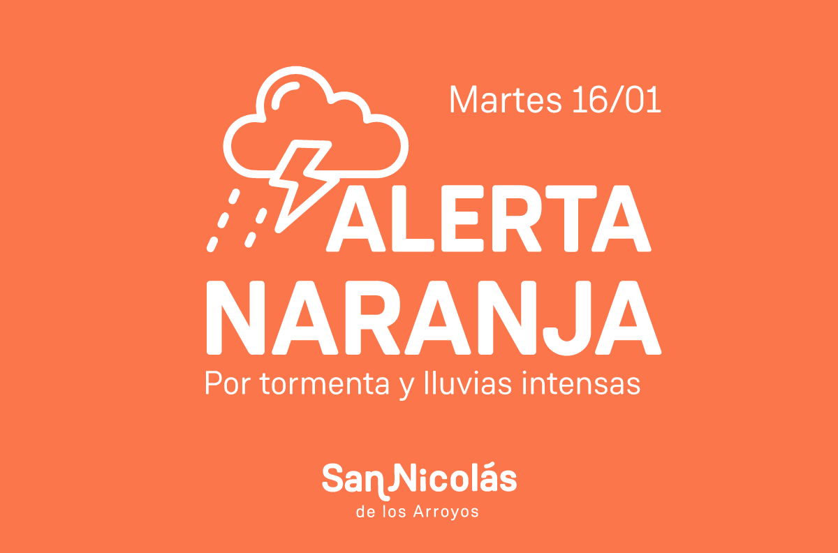 Lee más sobre el artículo Alerta Naranja: la Municipalidad se anticipa a las fuertes tormentas