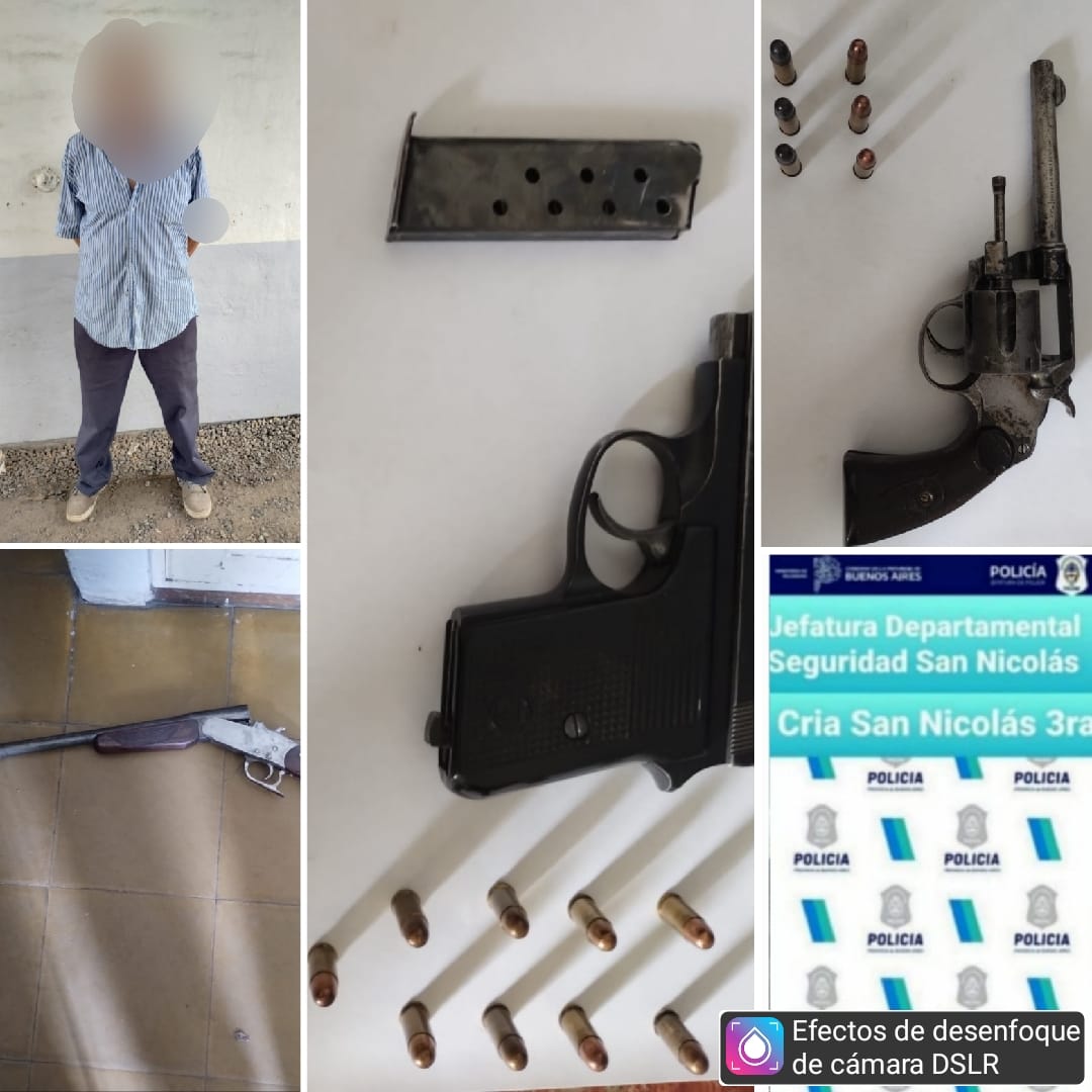 Lee más sobre el artículo Un hombre amenazó a su vecino y estaba armado hasta los dientes