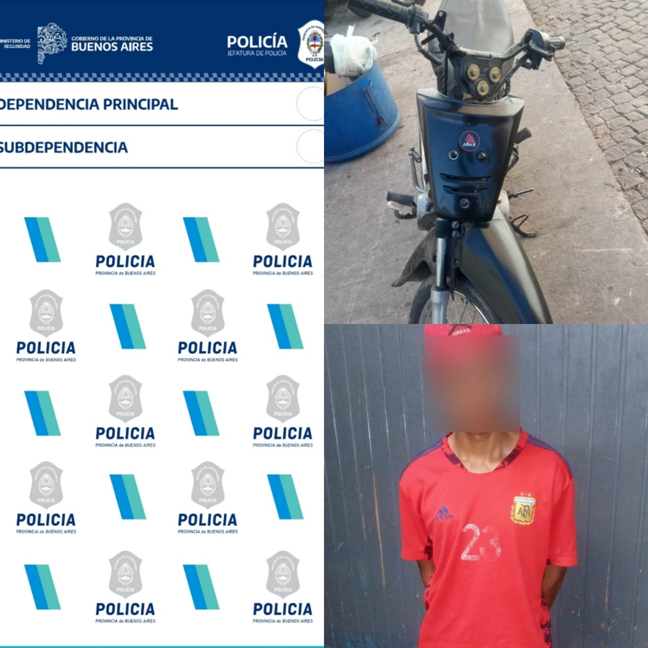 Lee más sobre el artículo Secuestraron moto con numeración adulterada