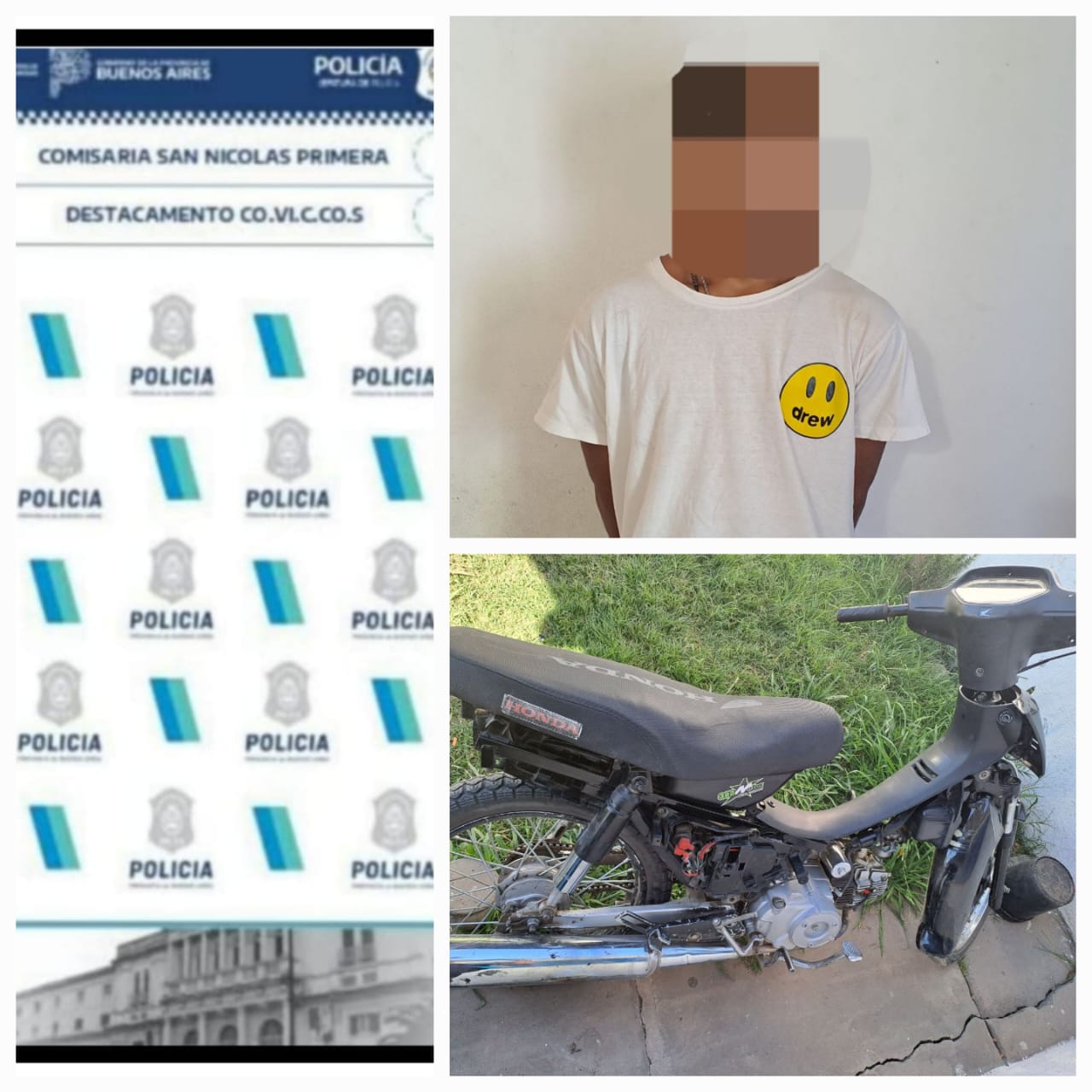 Lee más sobre el artículo Detienen a un joven y recuperan moto robada