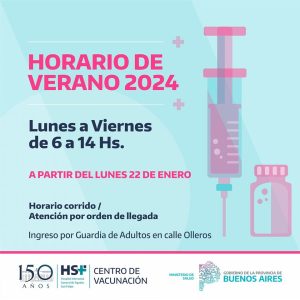 Lee más sobre el artículo Nuevo horario de vacunación en el Hospital San Felipe