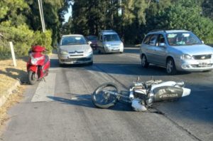 Lee más sobre el artículo Un hombre con heridas graves, al colisionar dos motos
