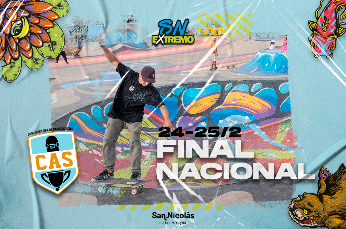 Lee más sobre el artículo Skateboarding: San Nicolás será sede de la final de la Copa Argentina