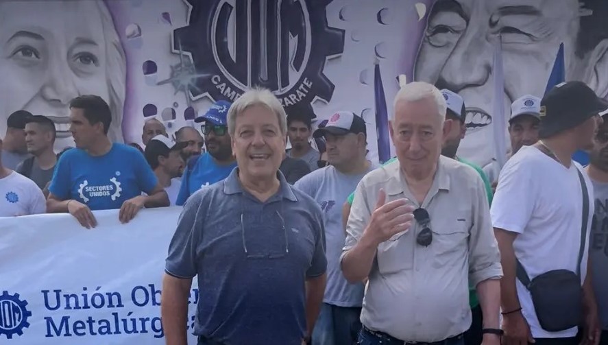 Lee más sobre el artículo Dirigentes de la UOM se movilizaron por la paritaria