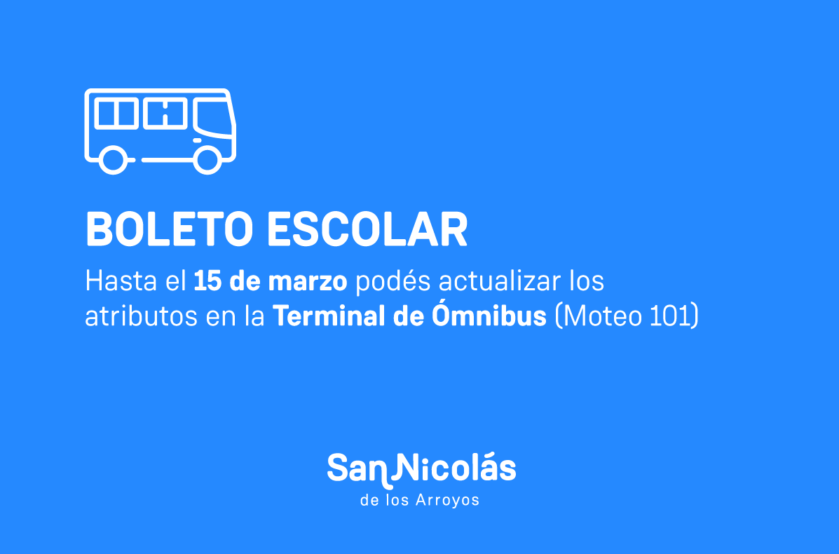 Lee más sobre el artículo Tarjeta Sube: última semana para actualizar atributos del Boleto Escolar