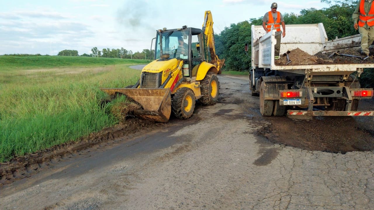 Lee más sobre el artículo Villa Ramallo: importante operativo con obras en Acceso Maiztegui