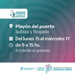 Lee más sobre el artículo Desde este lunes, Operativo Documentación en el Puerto local