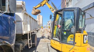 Lee más sobre el artículo Obra del Centro: comenzaron los trabajos en calle Pellegrini