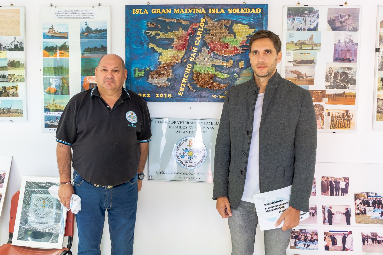 Lee más sobre el artículo El Intendente participó del acto por el 25° aniversario del Centro de Veteranos de Malvinas