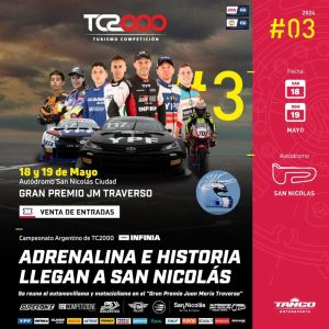 Lee más sobre el artículo Comenzó la actividad el TC200 en el Autódromo San Nicolás