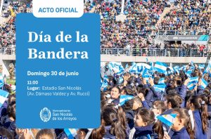 Lee más sobre el artículo Alumnos de 4° año Juran la Bandera en el Estadio San Nicolás