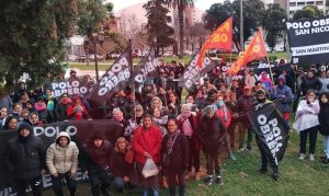Lee más sobre el artículo El Polo Obrero se movilizó hasta la Plaza Mitre
