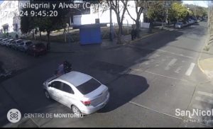 Lee más sobre el artículo Violento accidente en la esquina de Pellegrini y Alvear