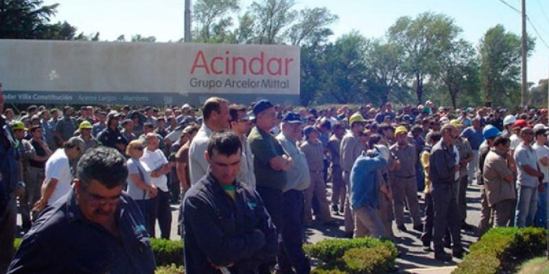 Lee más sobre el artículo Acindar: trabajadores inician un paro desde el 15 de julio