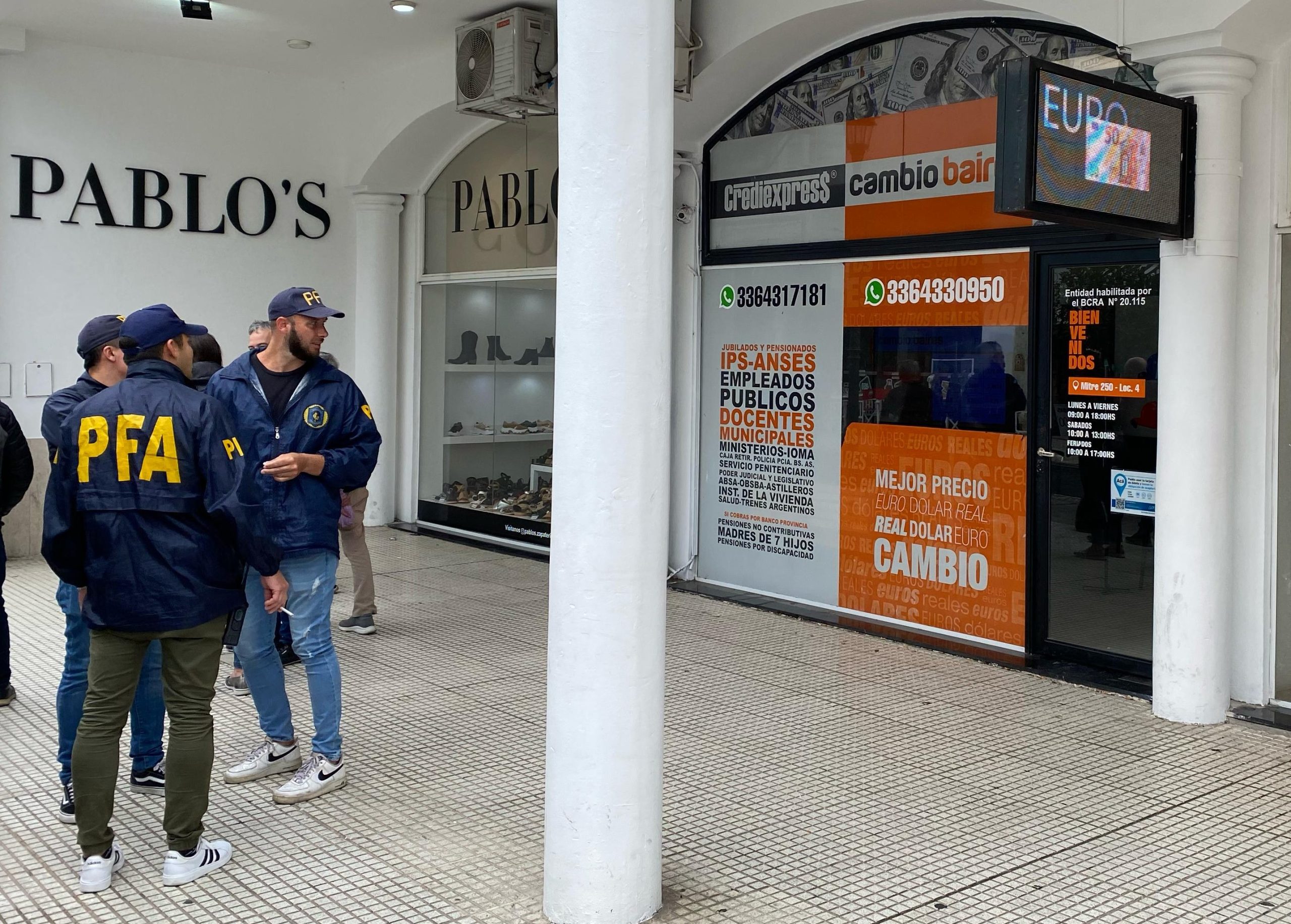 Lee más sobre el artículo Millonario robo y persecución policial en pleno centro nicoleño