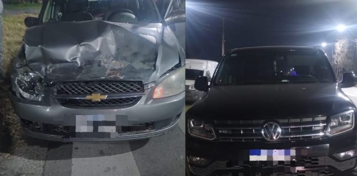 Lee más sobre el artículo Una mujer y su hijo con lesiones tras chocar su auto con camioneta