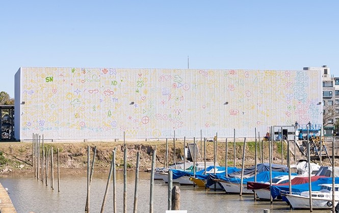 Lee más sobre el artículo Martín Ron comenzó la tercera etapa de Murales en la ciudad