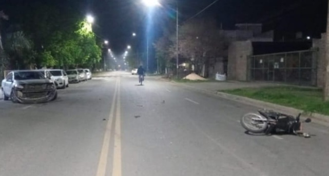 Lee más sobre el artículo Motociclista herido a raíz de accidente en zona oeste de la ciudad