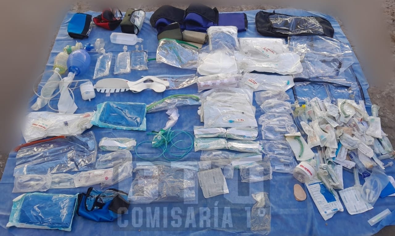 Lee más sobre el artículo Recuperan elementos robados a una ambulancia del SAME