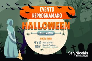 Lee más sobre el artículo Por cuestiones climáticas, reprograman Halloween en el Monte de Eucaliptus