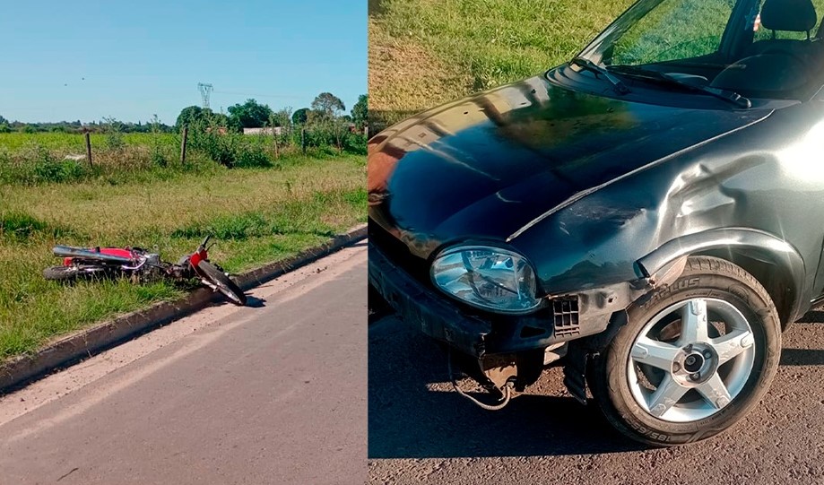 Lee más sobre el artículo Una mujer sufrió lesiones graves tras chocar moto con auto en zona oeste